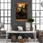«Black Cat And She Lived Happily Ever After» - 1 tarte «Black Cat And She Lived Happily Ever After» - 1 pièce, impression sur toile tendue sur toile tendue-264225366