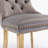 Nikki Collection Modern, High-end Tufted Solid Wood Contemporary Velvet Upholstered Dining Chair with Golden Stainless Steel Plating Legs,Nailhead Trim,Set of 2,-1646401611-1646401628
