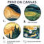 Abstrait de parcours de golf, Horizon I - art mural golf-287279168-287279173-287279195