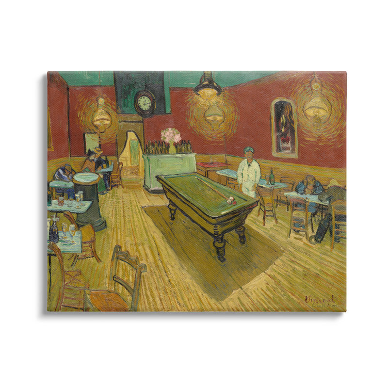 «The Night Café Van Gogh», art de la giclée par One1000paintings, H 24 po x l 30 po x P 1,5 po