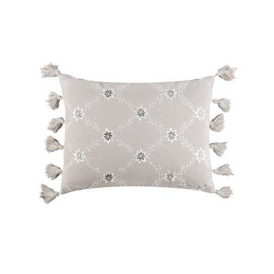 St. Ives Emb. Pillow with Tassels