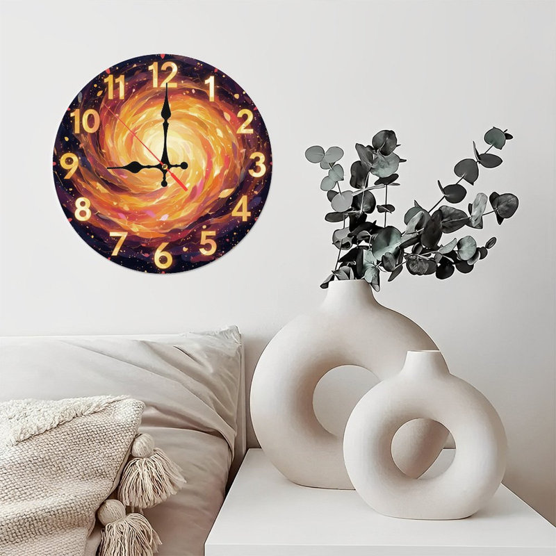 Horloge sur vortex