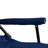 Outdoor Lawn Chair, High Back Heavy Duty Supports 250Lbs, Portable Collapsible With Cup Holder, Navy Blue