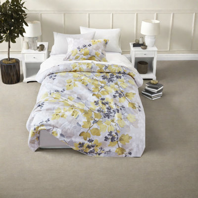Ensembles de literie confortables et modernes, polyester hypoallergénique, motif floral pour la maison