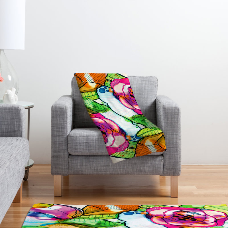 Cayenablanca Throw Blanket, Small