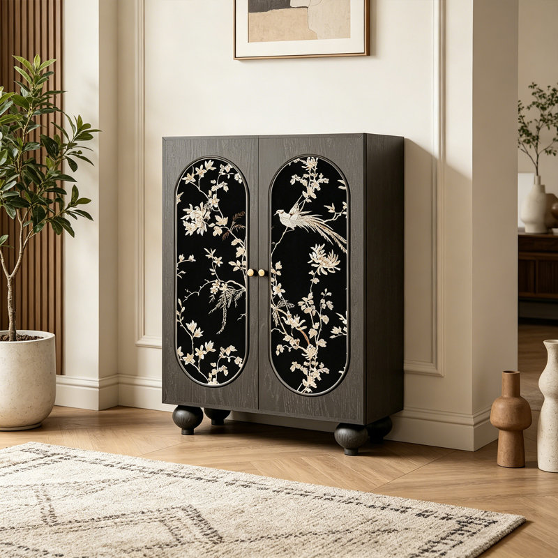 Armoire de rangement French Flower Bird