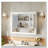 35inch Bathroom Wall Cabinet with Mirror