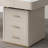 Creamy Modern Luxe Rock-Slab Office Desk-33641493