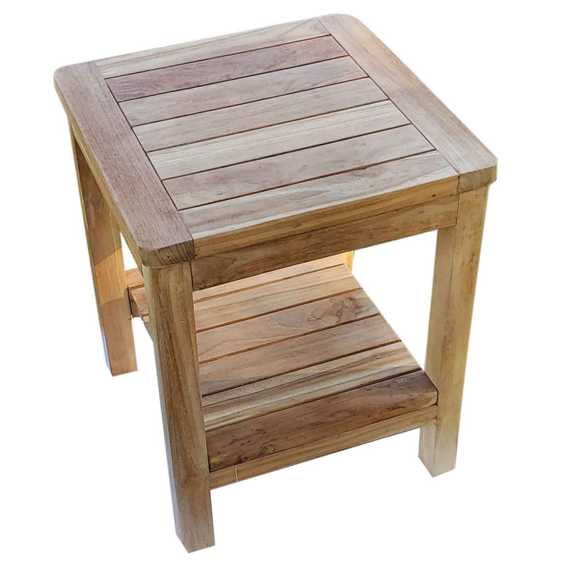 Lambdin 15'' W Teak Shower Bench