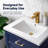 Deon Collection Single Bathroom Vanity with Porcelain Top-143281766-228218494