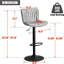 Tabouret de bar pivotant en similicuir-111944038