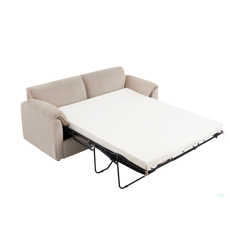 Canapé-lit confortable de 201 cm (79,13 pouces) avec fauteuil inclinable moderne et multifonctionnel pour le salon