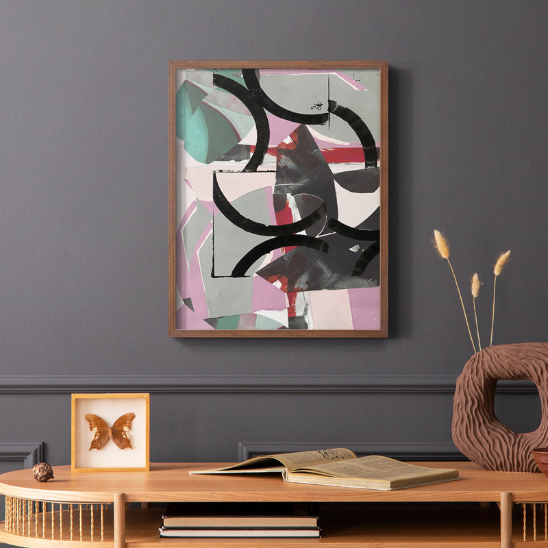 Cartissi Space I, reproduction encadrée - bois massif, Brun, H 10 po x l 8 po