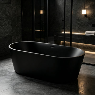 Freestanding Soaking Acrylic Bathtub A6002