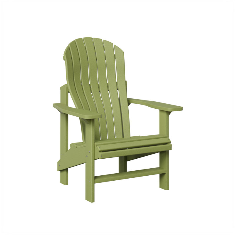 Berlin Gardens Contour Upright Adirondack Chair, Kiwi Green