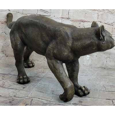 Katylyn Bronze Metal Cat Kitten Housecat Sculpture Statue Figurine Feline Art Signed Original