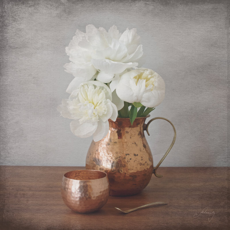 Vintage Peony Dreams III by Felicity Bradley - Wrapped Canvas Painting, 51cm H x 51cm W x 3.8cm D