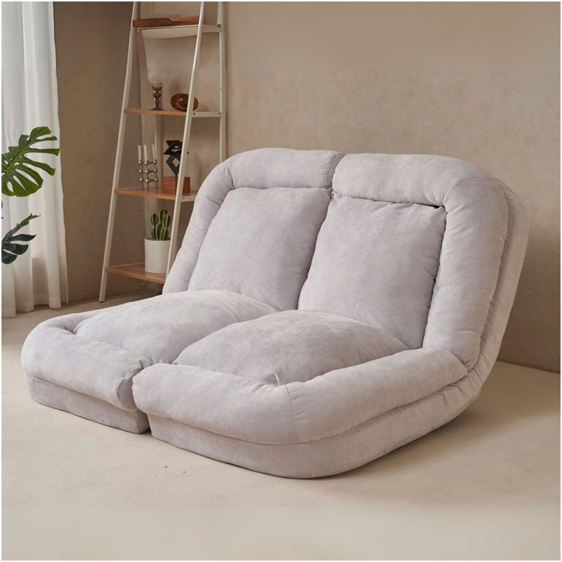 Canapé-lit convertible double escamotable, Blanc