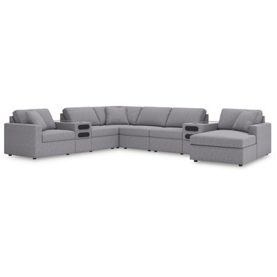 Braintree 8-Piece Sectional With Audio System And Chaise