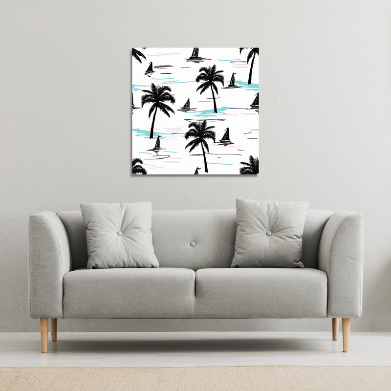 No Title by Andrew Lee - Wrapped Canvas Print