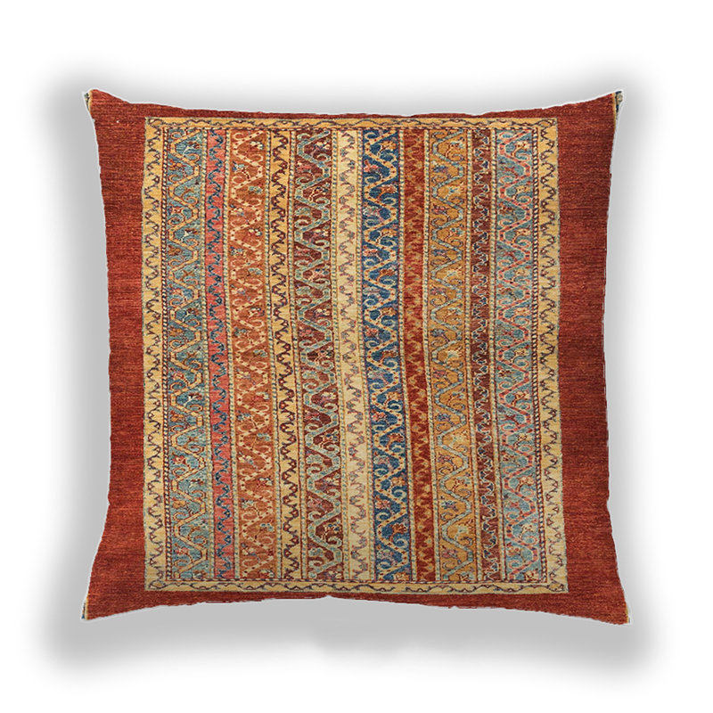 Coussin décoratif abstrait 2520, Microsuède
