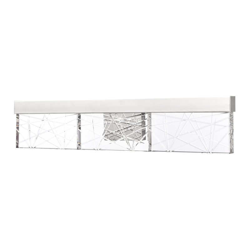 Lucus Dimmable LED Vanity Light, Polished Nickel