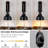 Dimmable Plug-In Wall Sconces With Pulley Design, Vintage Hanging Light Fixture, Adjustable Height, E26 Bulb Compatible, Set Of Two For Bedroom, Living Room, And Hotel