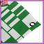 Green White Geometric Shapes Wall Tapestry - Geometric Shapes Wall Decor-1038432016