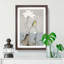 Kingfisher with Lotus Flower by Ohara Koson - Framed Print-55765489-55765490