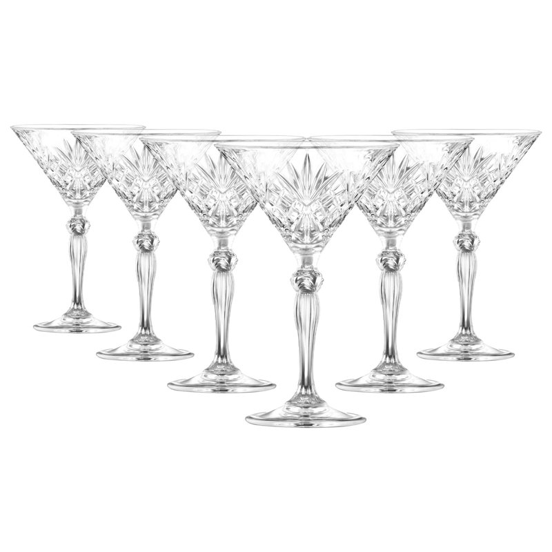 RCR Crystal Melodia Martini Glasses - 210ml