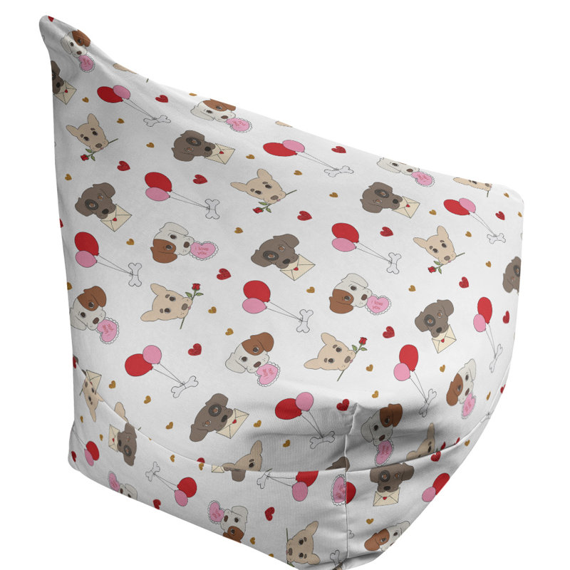 Fauteuil à billes et méridienne standard, H 25 po x l 27 po x P 30 po, Grey/Red
