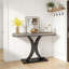 Console compacte, table de vestibule de style industriel moderne, table de canapé robuste