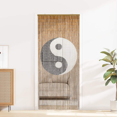 Rideau de porte multicolore vidaXL 78,74 x 39,37 po vidaXL