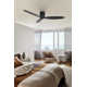 Hardy 3 - Blade Flush Mount Ceiling Fan with Remote Control