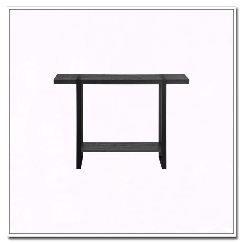 Table d'appoint, console, vestibule, étroit, canapé, salon, chambre à coucher, métal, stratifié, Gris