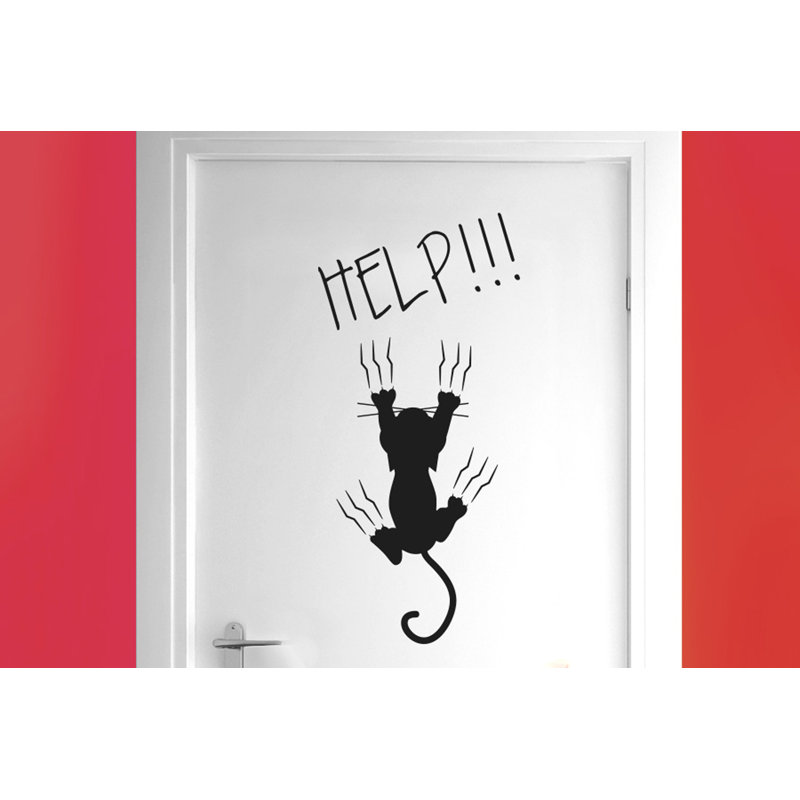 Animals Wall Decal, Black