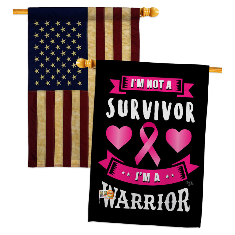 Double Sided 40'' H x 28'' W Polyester House Flag