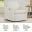 Fauteuil inclinable électrique pivotant l 29,5 po avec USB Bradner-594885384