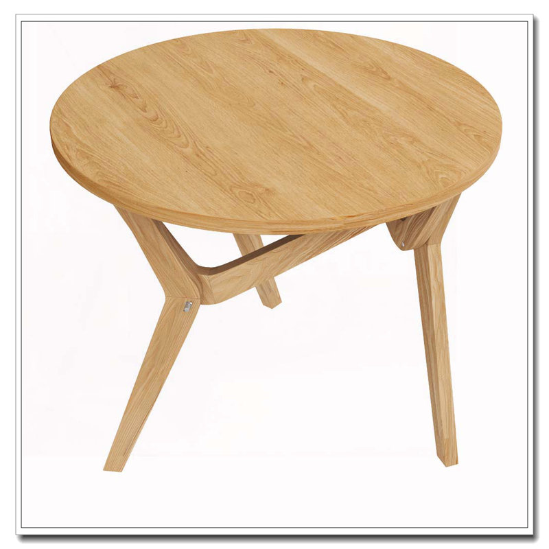 Table basse ronde 2-en-1 avec transformateur