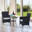 2 - Person Patio Dining Set with Square Table , Cushions Included-1061845601