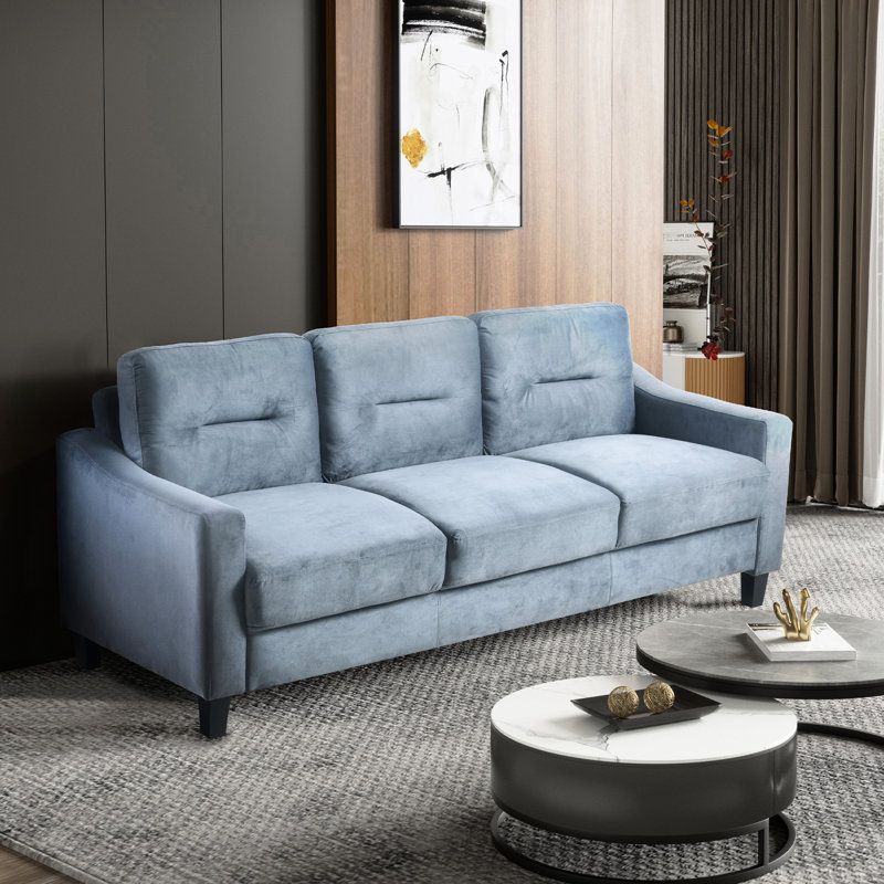 Canapé modulaire 3 places Allyssa, Grey, H 34,35 po x l 78,01 po x P 29,08 po, 3