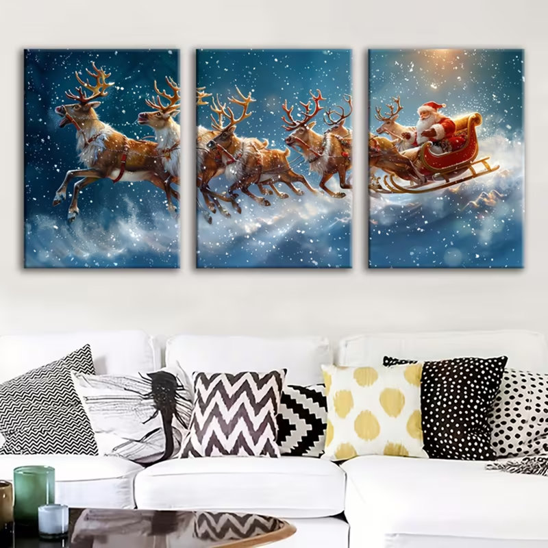 3 Piece Wrapped Canvas Print