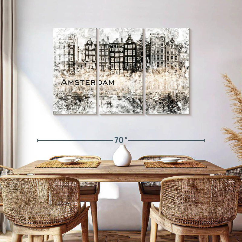 Collage Sireci Amsterdam, H 36 po x l 57 po