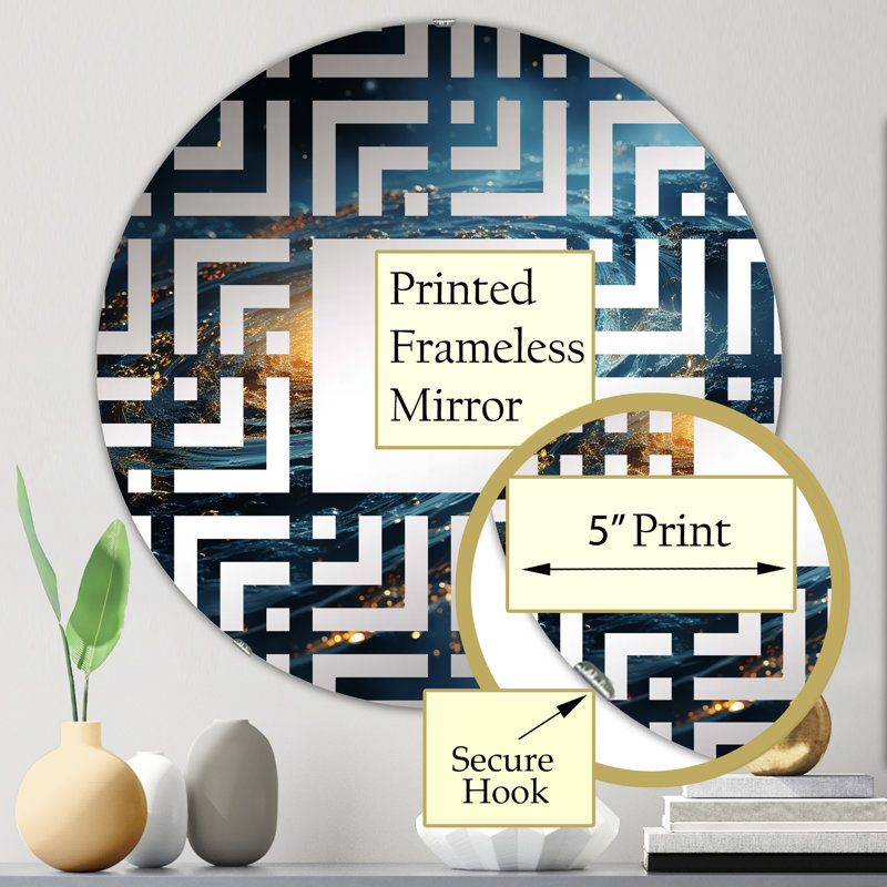 Circle Mirror, 23.6" x 23.6"
