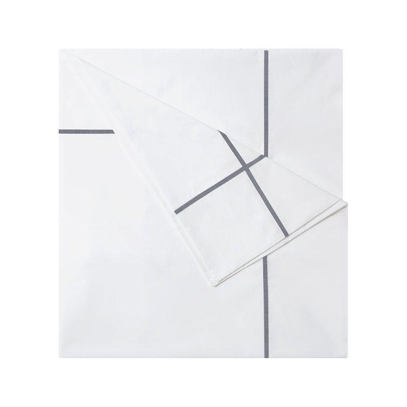 Athena Flat Sheet, Queen Flat Sheet, Platine
