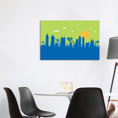 Atlanta's War - Wrapped Canvas Print