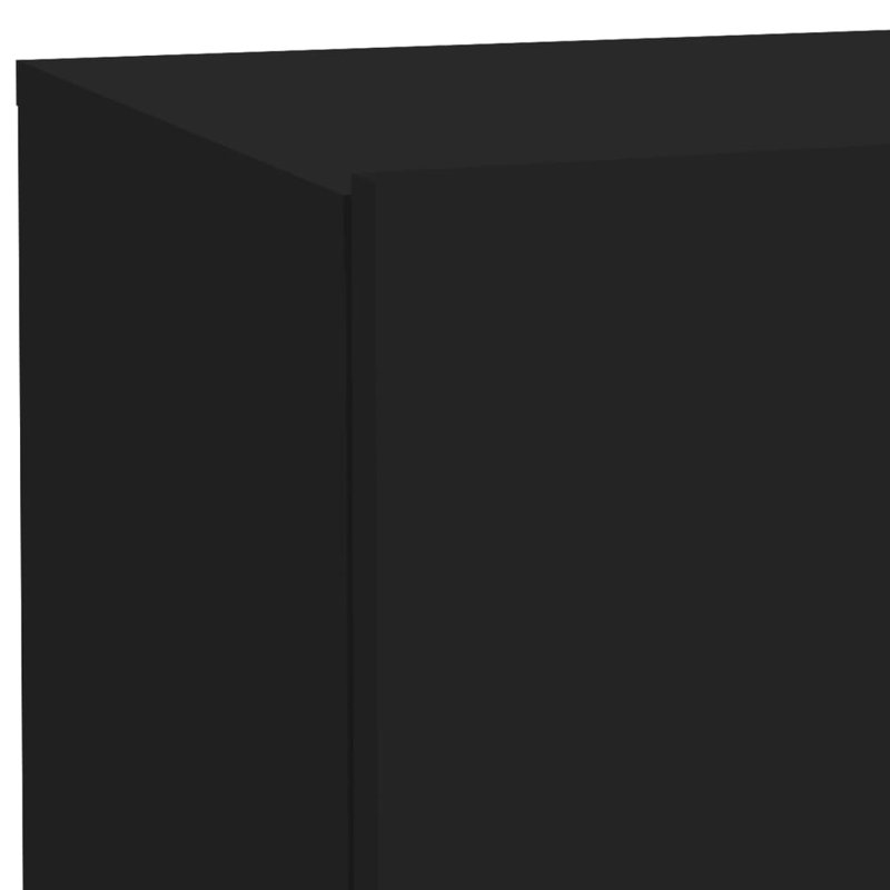 Brigett 36cm W Bedside Table, Black