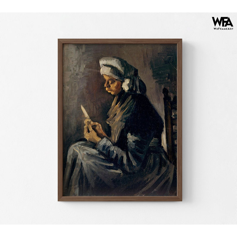 «The Potato Peeler» par Vincent Van Gogh, art mural, impression d'art classique, impression de Portrait rustique, art de la figure féminine