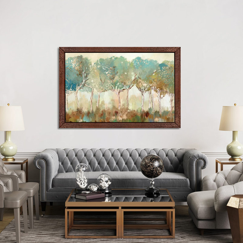 Golden Sunlight by Allison Pearce - Print on Canvas, 152.5 cm H x 101.5 cm W, Brown Framed