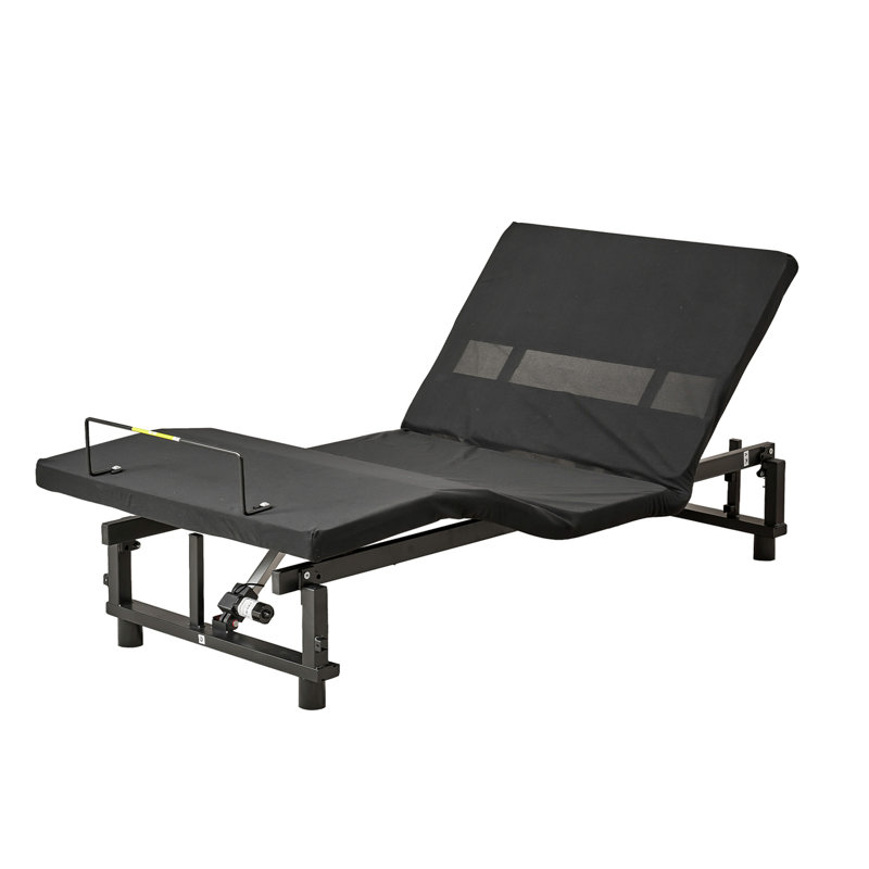 Base de lit réglable avec tête et pied inclinable, moteur simple, taille très simple, taille TG